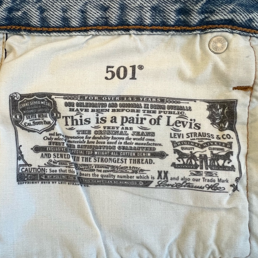 Levi's Women's 501 Original Shorts - 29 - Picture 8 of 8